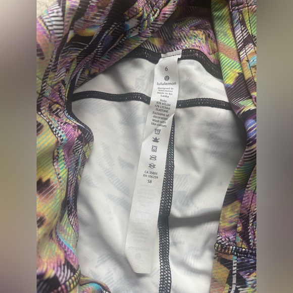 NWOT Lululemon Fast and Free HR Crop II 19” Size 6 - Picture 6 of 15